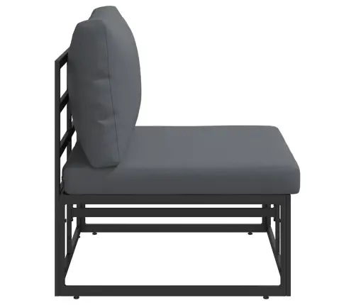 Āra Mēbeles Ar Spilvenu Ar Spilvenu Melns Un Anthracite Vidaxl Āra Mēbeles Ar Spilvenu Ar Spilvenu Melns Un Anthracite Vidaxl