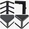 Āra Mēbeles Ar Spilvenu Ar Spilvenu 3 Pcs Melns Un Anthracite Vidaxl
