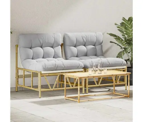 Dārza Relaksējošie Krēsli 2 Gab. Ar Spilvenu 60X80X71 Cm Tērauda Vidaxl