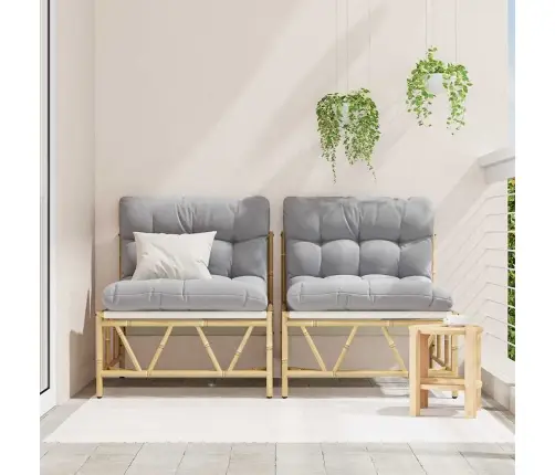 Dārza Relaksējošie Krēsli 2 Gab. Ar Spilvenu 60X80X71 Cm Tērauda Vidaxl