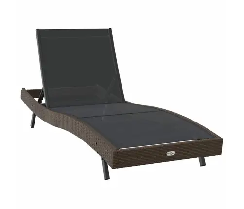 Sauļošanās Krēsls Ar Spilvenu -Persona 2 Pcs Brūna 40 X 40 X 40.5 Cm Vidaxl