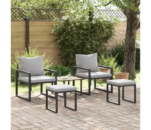 Aia Mööbel Padjaga Muu 4 Pcs Must Teras