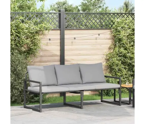 Sodo Baldai Su Pagalve Kita Juoda 180 X 72.5 X 71 Cm Plienas