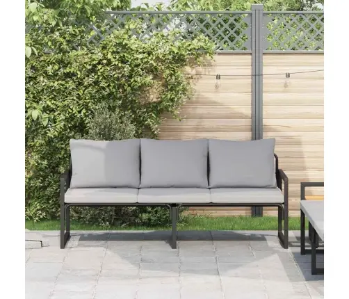 Sodo Baldai Su Pagalve Kita Juoda 180 X 72.5 X 71 Cm Plienas