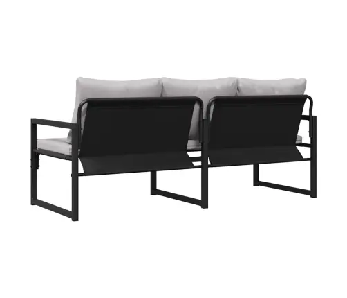 Sodo Baldai Su Pagalve Kita Juoda 180 X 72.5 X 71 Cm Plienas