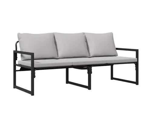 Sodo Baldai Su Pagalve Kita Juoda 180 X 72.5 X 71 Cm Plienas