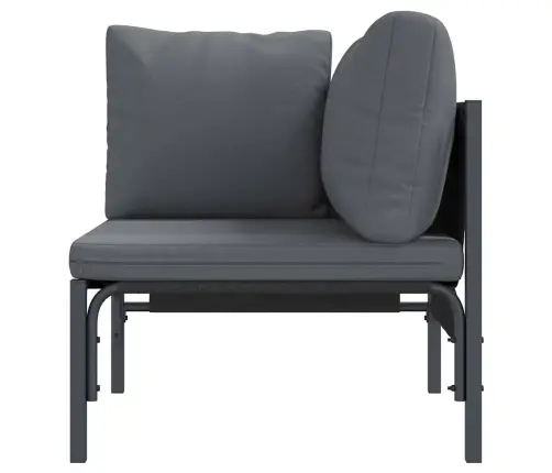 Āra Mēbeles Ar Spilvenu Ar Spilvenu Antracīts Vidaxl