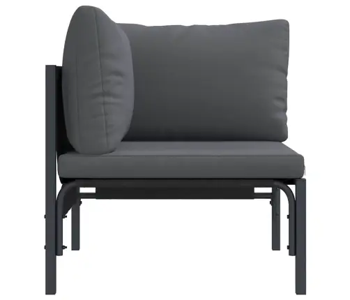 Āra Mēbeles Ar Spilvenu Ar Spilvenu Antracīts Vidaxl