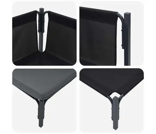 Āra Mēbeles Ar Spilvenu Ar Spilvenu 2 Pcs Antracīts Vidaxl