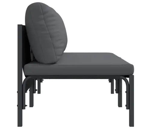 Lauko Baldai Su Pagalve Su Pagalve Antracitas Plienas