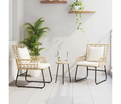 Dārza Ēdamgalds 3 Pcs Melns, Antracīts 35 X 35 X 45 Cm Vidaxl