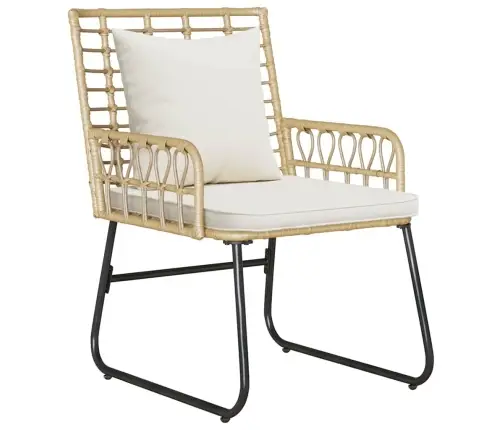 Dārza Ēdamgalds 3 Pcs Melns, Antracīts 113 X 69 X 83 Cm Vidaxl