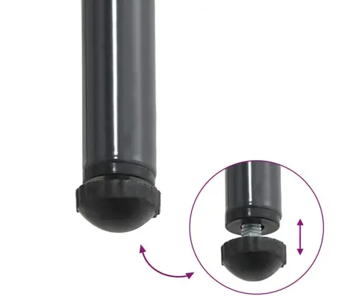 Dārza Ēdamgalds 3 Pcs Melns, Antracīts 35 X 35 X 45 Cm Vidaxl