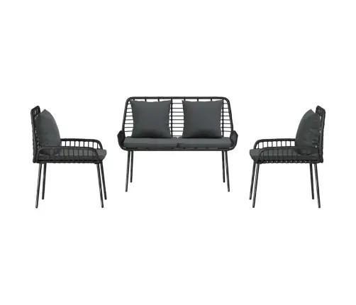 Aia Söögilaudade Komplekt 3 Pcs Must Ja Anthracite