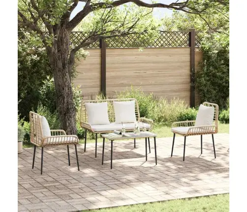 Dārza Ēdamgalds 3 Pcs Melns, Antracīts 109 X 63 X 83 Cm Vidaxl