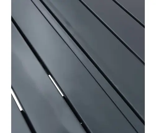 Pratęsimo Stalas Antracitas 180 X 80 X 76 Cm Plienas