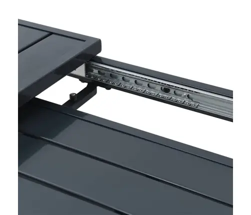 Pratęsimo Stalas Antracitas 180 X 80 X 76 Cm Plienas