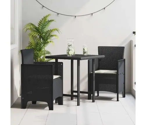 Dārza Krēsli Ar Spilveniem 2 Gb Antracīts Poligran Vidaxl