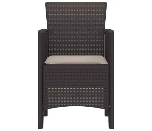 Dārza Krēsli Ar Spilveniem 2 Gab Brūnā Polirattanā Vidaxl Dārza Krēsli Ar Spilveniem 2 Gab Brūnā Polirattanā Vidaxl