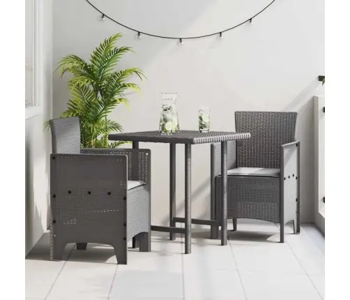 Dārza Krēsli Ar Spilveniem 2 Gabali Gaiši Pelēks Poli Rotangpalma Vidaxl