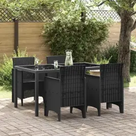 Sodo Kėdė 4 Pcs Antracitas 53 X 49 X 85 Cm Pp