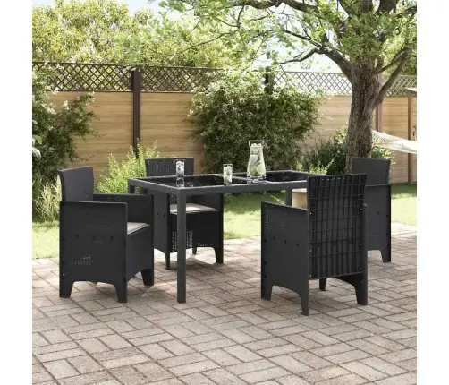 Sodo Kėdė 4 Pcs Antracitas 53 X 49 X 85 Cm Pp Sodo Kėdė 4 Pcs Antracitas 53 X 49 X 85 Cm Pp