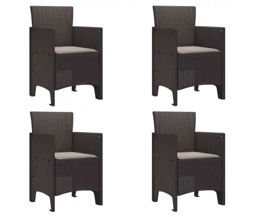 Aia Tool Padjaga 4 Pcs Pruun 53 X 49 X 85 Cm Polüpropüleen