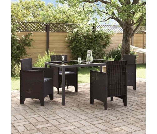 Sodo Kėdė 4 Pcs Ruda 53 X 49 X 85 Cm Pp