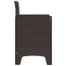 Sodo Kėdė 4 Pcs Ruda 53 X 49 X 85 Cm Pp