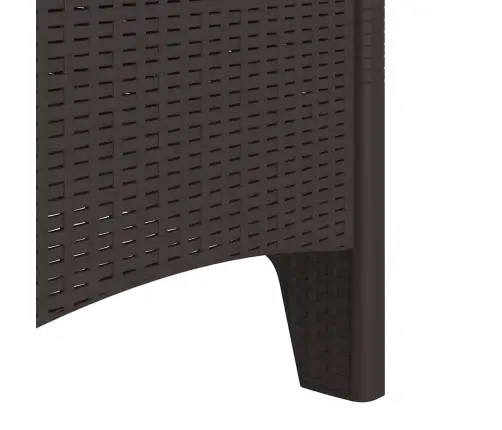 Sodo Kėdė 4 Pcs Ruda 53 X 49 X 85 Cm Pp