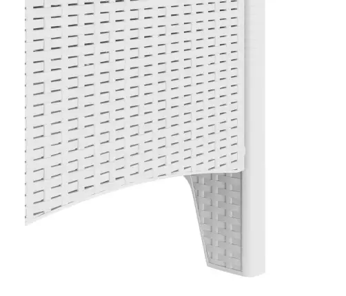 Sodo Kėdė 4 Pcs Balta 53 X 49 X 85 Cm Pp