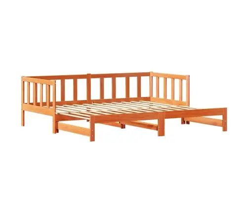 Ištraukiama Dienos Lova Vaško Ruda 203.5 X 164 X 66 Cm