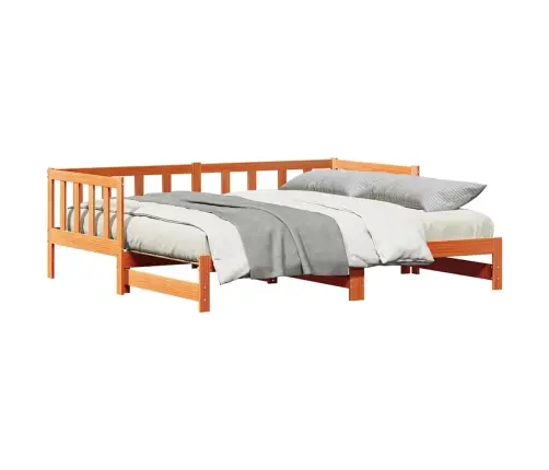 Ištraukiama Dienos Lova Vaško Ruda 203.5 X 164 X 66 Cm