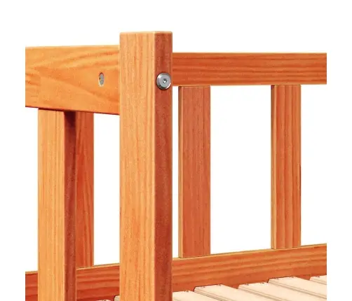 Izvelkamais Dienas Gultas Rāmjis Bez Matrača Vaksas Brūnā Krāsā 2X(90X190) Cm Vidaxl