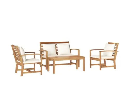 Sodo Sofų Rinkinys Natūrali Tikmedžio Masyvas Sodo Sofų Rinkinys Natūrali Tikmedžio Masyvas