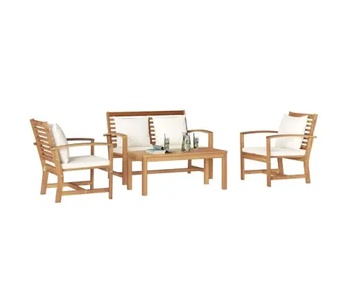 Sodo Sofų Rinkinys Natūrali Tikmedžio Masyvas Sodo Sofų Rinkinys Natūrali Tikmedžio Masyvas