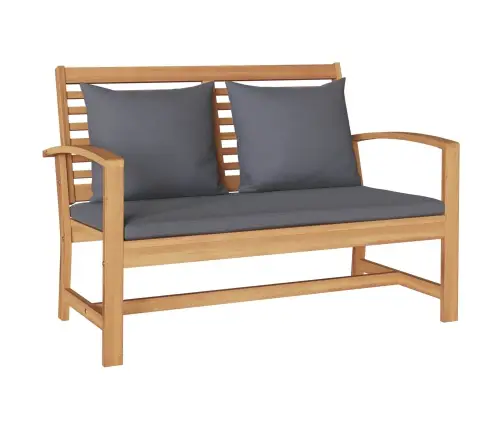 Dārza Dīvānu Komplekts 4 Pcs Dabiska Masīvs Tīkkoks