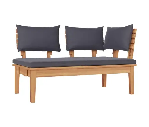 Dārza Sola Komplekts 4 Pcs Brūns Un Tumši Pelēks Un Brūns Vidaxl