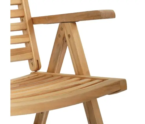 5 Daļu Dārza Ēdamā Seta Salokāms Masīvs Koks Tīkkoks Vidaxl