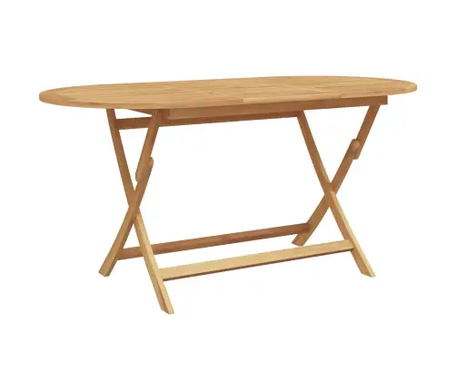 5 Daļu Dārza Ēdamā Seta Salokāms Masīvs Koks Tīkkoks Vidaxl