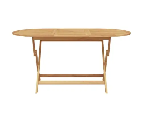 Sodo Valgomojo Komplektas 5 Pcs Ruda Tikmedžio Masyvas