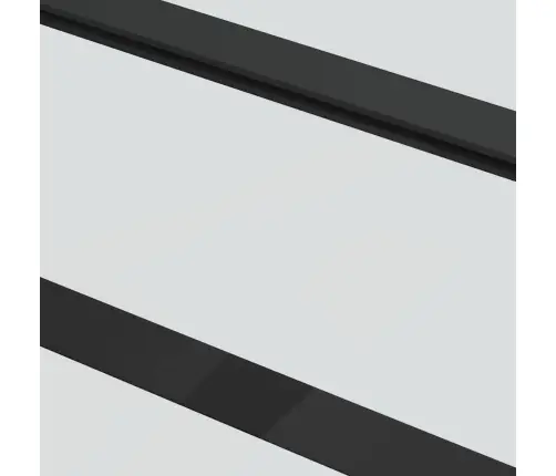 Bīdāmās Durvis Ar Stiprinājumiem, Melns, Stikls, 90X205 Cm Vidaxl