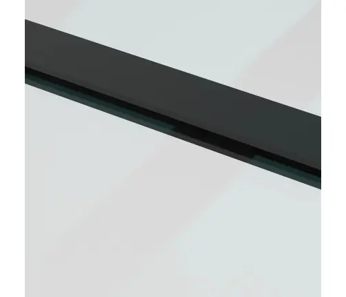 Bīdāmās Durvis Ar Stiprinājumiem, Melns, Stikls, 90X205 Cm Vidaxl