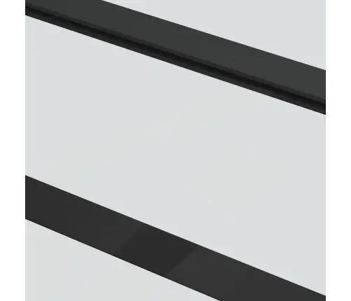 Bīdāmās Durvis Ar Stiprinājumiem, Melns, Stikls, 76X205 Cm Vidaxl
