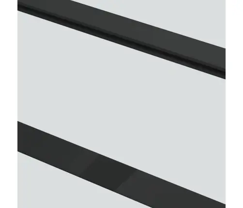 Bīdāmās Durvis Ar Stiprinājumiem, Melns, Stikls, 102X205 Cm Vidaxl