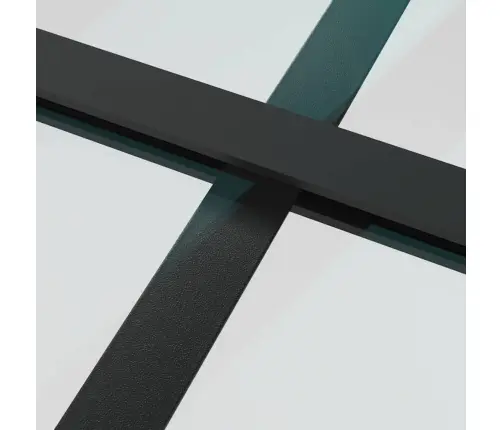Bīdāmās Durvis Ar Stiprinājumiem, Melns, Stikls, 76X205 Cm Vidaxl