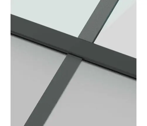 Bīdāmās Durvis Ar Aparatūras Komplektu, Melns, Rūdīts Stikls Vidaxl