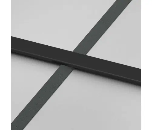 Liuguks Tarvikutega, Must, 76 X 205 cm Esg-Klaas