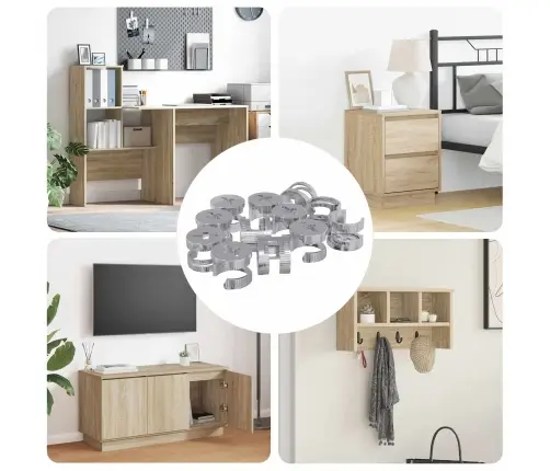 Kamlock Mutrid 8372 Pcs Hõbedane Teras