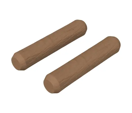 Koka Dībeļi 2 Pcs Brūna Ø8 X 35 Mm Masīvkoks Vidaxl